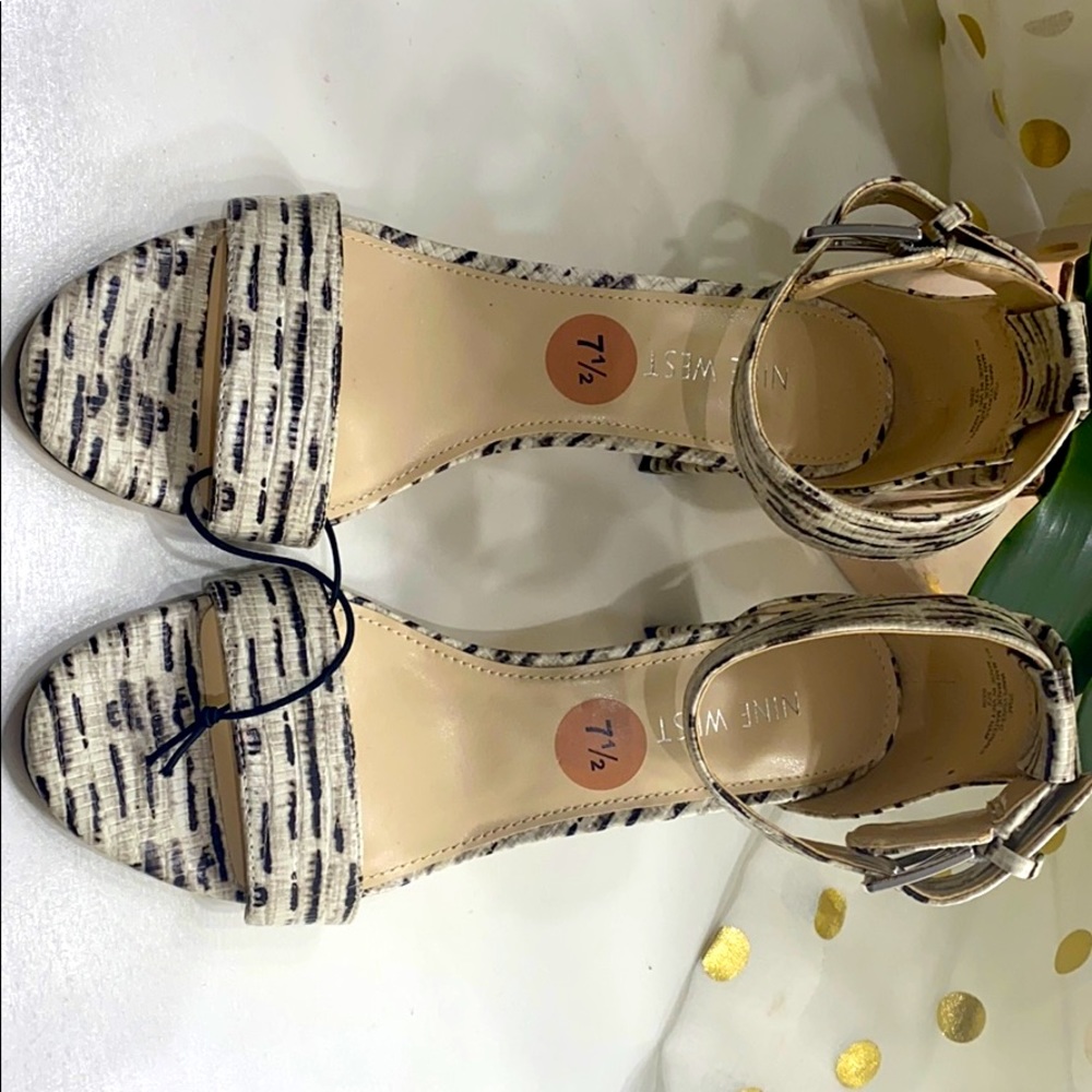 Nine West block heel sandal